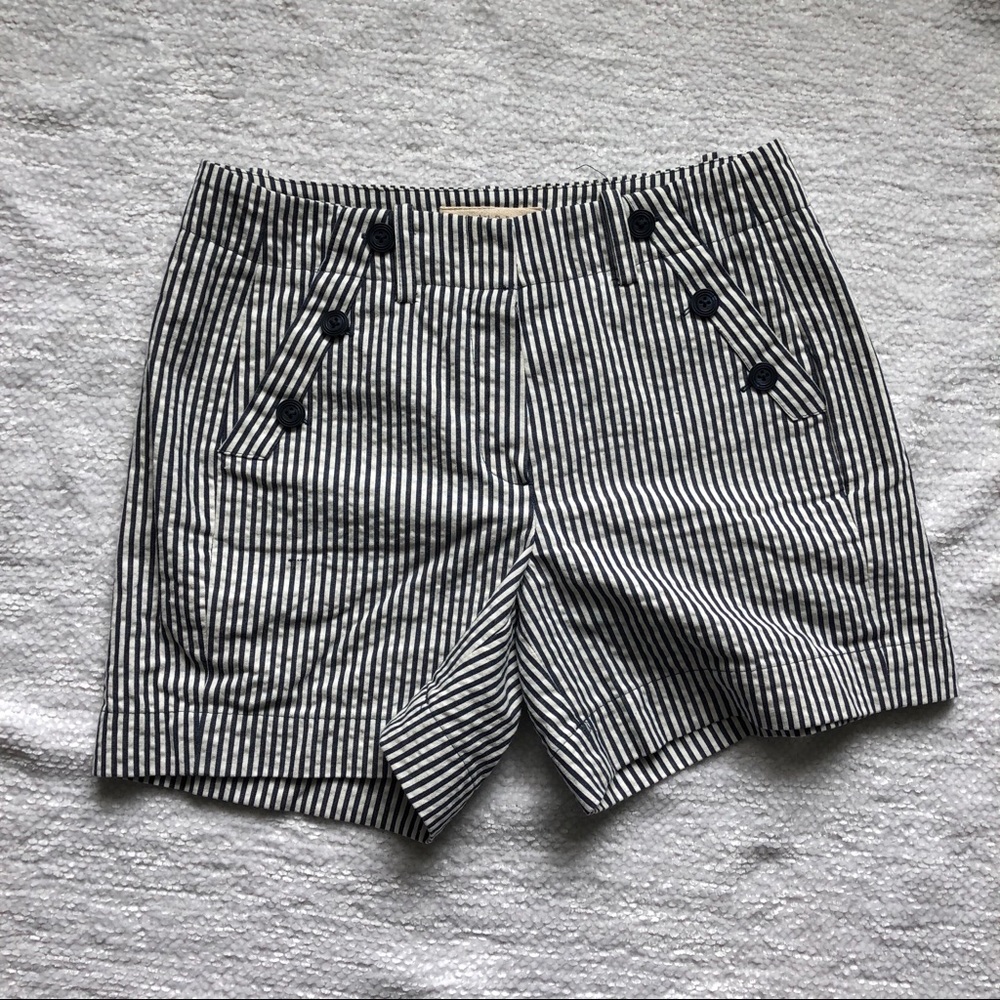 Sandro Shorts | Blue & White Stripes
